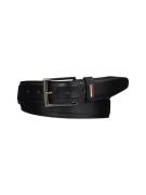 Tommy Hilfiger Leren riem BUSINESS 3.5 met metalen label aan de sluiti...