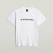 NU 20% KORTING: G-Star RAW T-shirt Corporate script logo r t