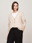 Tommy Hilfiger Vest SOFT WOOL CABLE CARDIGAN