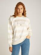 NU 20% KORTING: TOMMY JEANS Sweatshirt TJW RLX STRIPE ESS LOGO 1 CREW