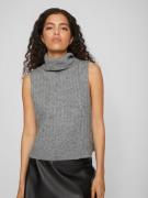 NU 20% KORTING: Vila Slip-over VIBELUNA HIGH NECK S/L KNIT VEST-NOOS