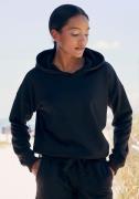 NU 20% KORTING: Lascana Hoodie van biologische katoen, loungewear, lou...