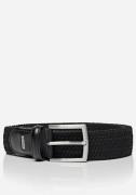 MONTI Stretch riem Hamburg 3,5 cm breed, elastische vlechtriem, casual...