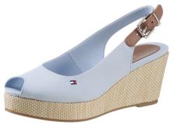 NU 20% KORTING: Tommy Hilfiger Sandaaltjes ICONIC ELBA SLING BACK WEDG...