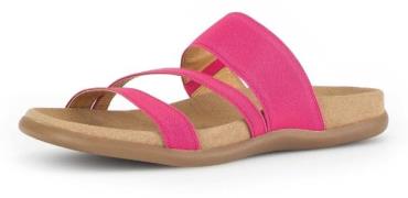 Gabor Slippers wedge heel, summer shoe, slippers in summer color palet...