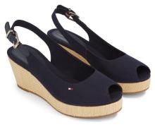 NU 20% KORTING: Tommy Hilfiger Sandaaltjes ICONIC ELBA SLING BACK WEDG...