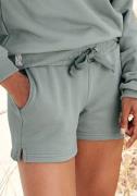 NU 20% KORTING: Lascana Sweatshort -lounge shorts van biologische kato...