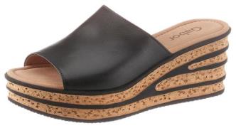 NU 20% KORTING: Gabor Slippers wedge heel, summer shoe, slip-on, refin...