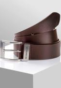 NU 20% KORTING: Tom Tailor Leren riem TTTOM 4 cm brede herenriem, casu...