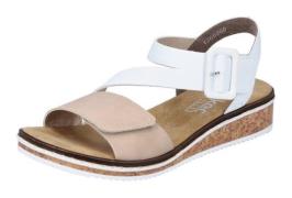 NU 20% KORTING: Rieker Sandalen zomerschoen, sandaal, keilhak, met asy...