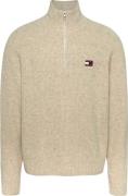 NU 20% KORTING: TOMMY JEANS Gebreide trui TJM REG 1/4 ZIP RAGLAN BADGE