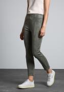 NU 20% KORTING: STREET ONE 7/8-jegging in velours-look