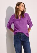 NU 20% KORTING: Cecil Blouse met lange mouwen met ingesneden ronde hal...