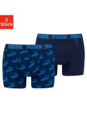 PUMA Boxershort met brede logoband (2 stuks, Set van 2)