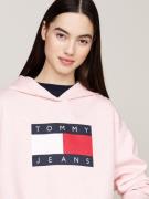 NU 20% KORTING: TOMMY JEANS Hoodie met een groot logo