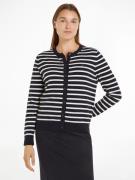 NU 20% KORTING: Tommy Hilfiger Cardigan CO JERSEY STITCH CARDIGAN