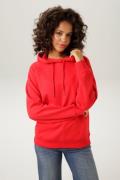 Aniston CASUAL Sweatshirt met decoratieve geborduurde achterkant