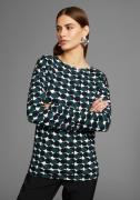 HECHTER PARIS Shirt met lange mouwen met mooie all-over print - nieuwe...