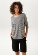 Aniston CASUAL Shirt met lange mouwen de clou: de nep-knopenrij aan de...