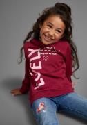 KIDSWORLD Shirt met lange mouwen LOVELY - Print , in verlengd model