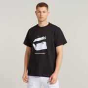 NU 20% KORTING: G-Star RAW T-shirt Water burger loose r t