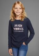 KIDSWORLD Shirt met lange mouwen Ja ik kan het ... - Spreuk