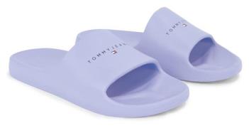 NU 20% KORTING: TOMMY JEANS Slippers TJW PRINTED PU POOL SLIDE platfor...