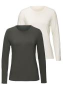 Lascana Shirt met lange mouwen (set, 2-delig)