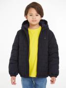 NU 20% KORTING: Tommy Hilfiger Gewatteerde jas QUILTED JACKET met merk...