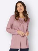 Classic Basics Kanten Shirt met lange mouwen (1-delig)