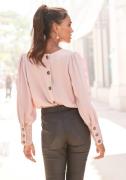 NU 20% KORTING: Lascana Blouse met lange mouwen met knoopsluiting acht...