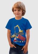 KIDSWORLD T-shirt BAUMASCHINEN voor kleine jongens