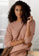 NU 20% KORTING: Lascana Trui met ronde hals met pluche-effect, losse d...