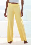 NU 20% KORTING: Lascana Tricotbroek -Loungehose met wijd been, loungew...