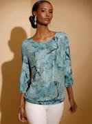 NU 20% KORTING: Creation L Shirt met 3/4 mouwen Meshshirt (1-delig)