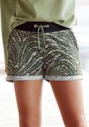 Lascana Relaxshorts met zijzakken, loungepak