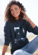 NU 20% KORTING: Elbsand Sweatshirt Fionni met grote logo-print, sporti...