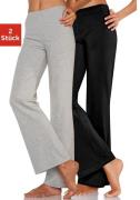 vivance active Jazzpants met licht uitlopende pijpen, loungewear (2-de...