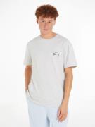 TOMMY JEANS T-shirt TJM REG SIGNATURE TEE EXT met geborduurd handteken...