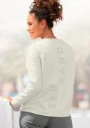 NU 20% KORTING: Elbsand Sweatshirt Raina met logo-print op de rug, spo...