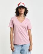 Gant T-shirt REG SHIELD KA V-NECK T-SHIRT met een klein geborduurd log...