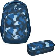 neoxx Schoolrugzak Camo Nation rugzak & etui van gerecyclede petflesse...