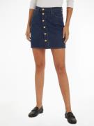 NU 20% KORTING: Tommy Hilfiger Jeans rok DNM MINI SKIRT HW CLER Webrok...