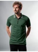 NU 20% KORTING: Trigema Poloshirt TRIGEMA poloshirt met ritssluiting (...