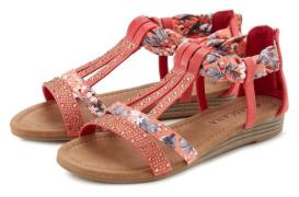 NU 20% KORTING: Lascana Sandalen Sandalette, zomerschoen met versierin...