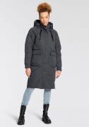 NU 20% KORTING: Polarino Donsjas in oversized-fit, waterafstotend, ade...