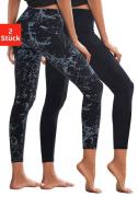 NU 20% KORTING: H.I.S Legging in bedrukt en effen, loungewear (Set van...