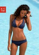 Lascana Triangelbikini in de nek te binden, gewatteerde cups, met inge...