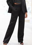 Lascana Pantalon in business-look, elegante stofbroek met zakken en pl...