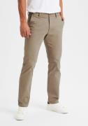 H.I.S Chino Regular fit lange broek, van elastische katoenkwaliteit